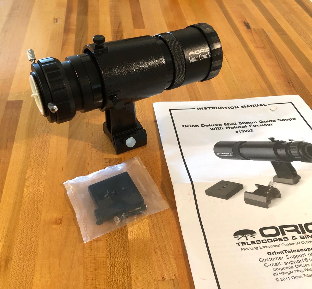 Orion Deluxe Mini Guide Scope - CN Classifieds - Cloudy Nights