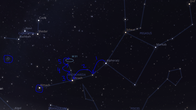 Finding Andromeda - Beginners Forum (No Astrophotography) - Cloudy Nights