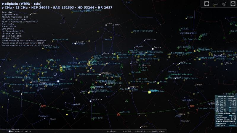 stellarium astronomy software