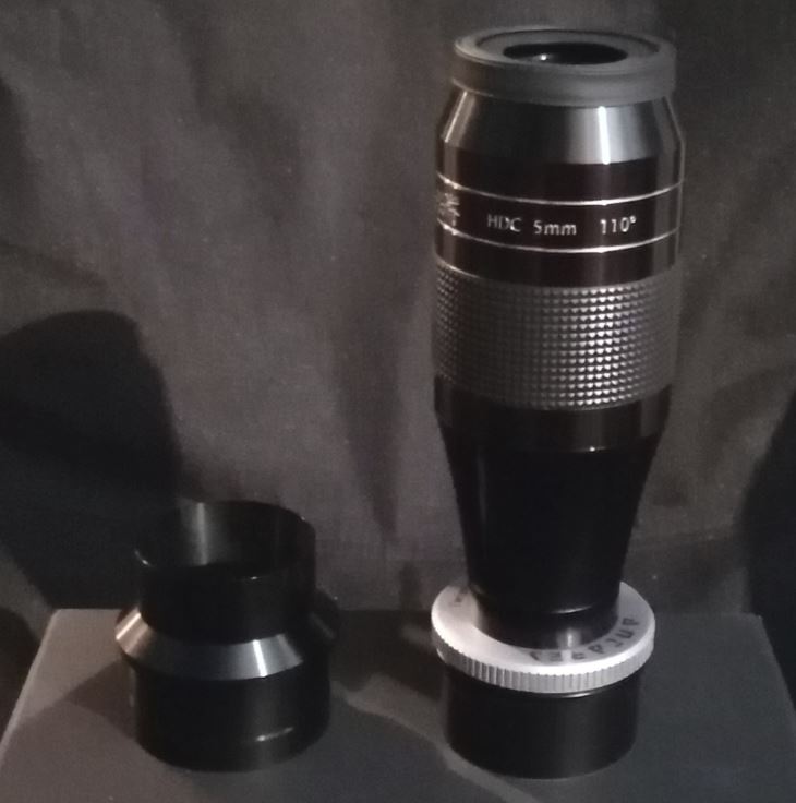 5mm Lunt HDC 110 and light baffle modification Eyepieces