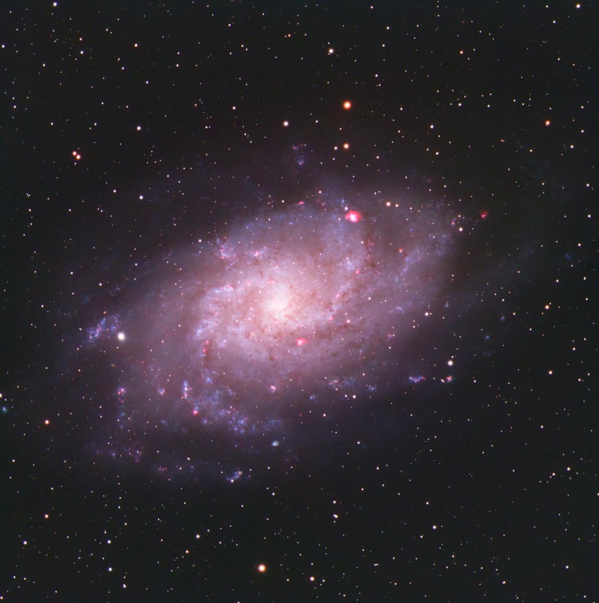 The Triangulum Galaxy M33 shot - Optolong Astronomy Filter