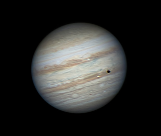 Jupiter & Io Sept. 15th 2022 - Major & Minor Planetary Imaging - Cloudy ...