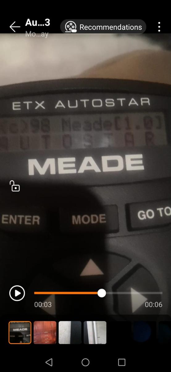 Meade autostar hot sale suite manual