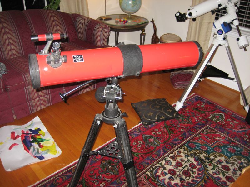 red tasco telescope