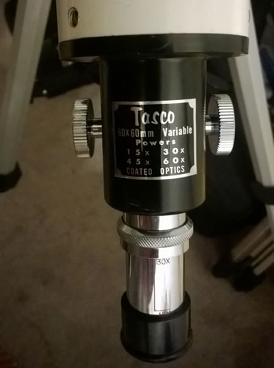 Vintage tasco sale 60mm telescope