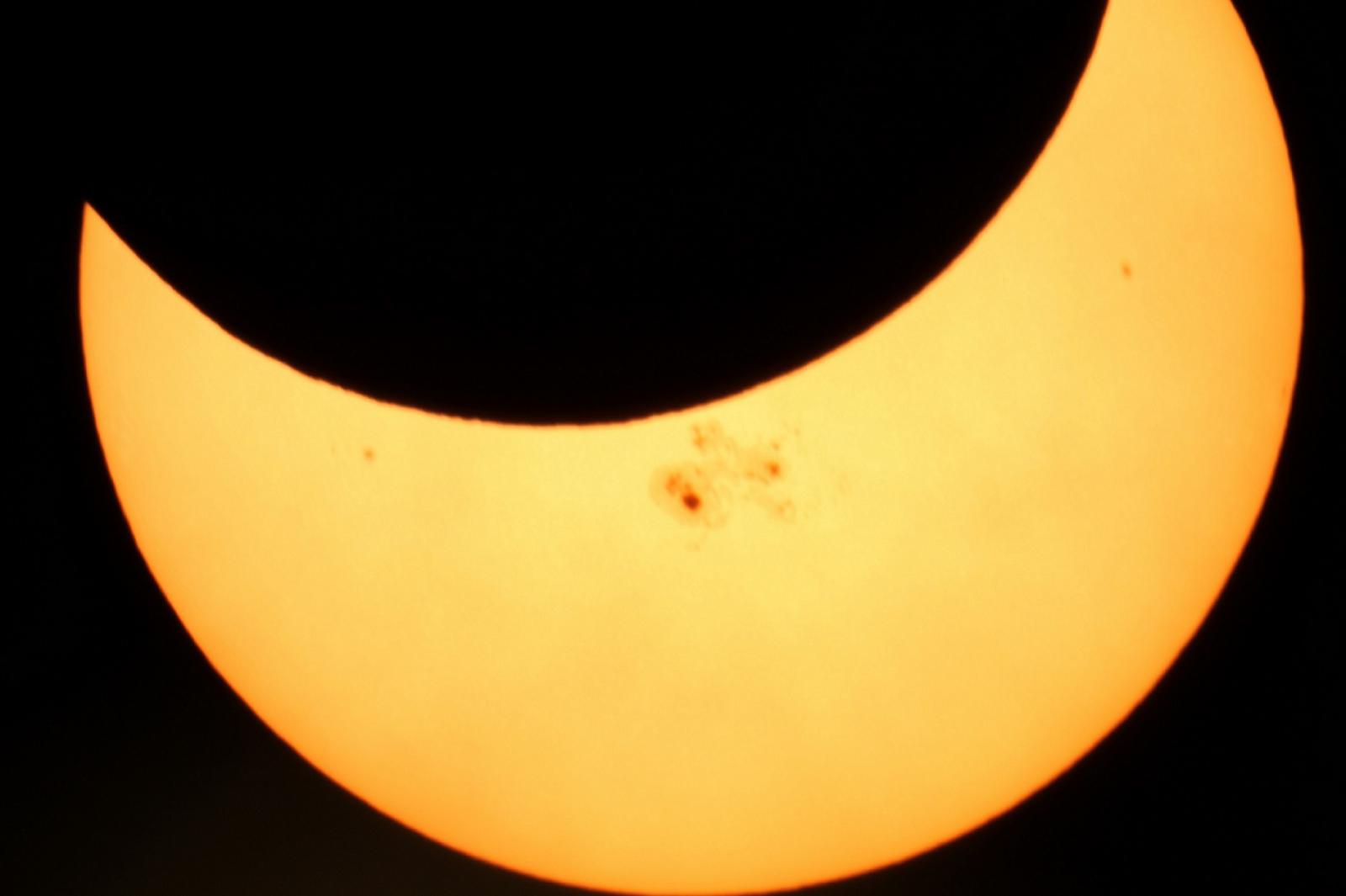 Partial Solar Eclipse as seen from east of WA General