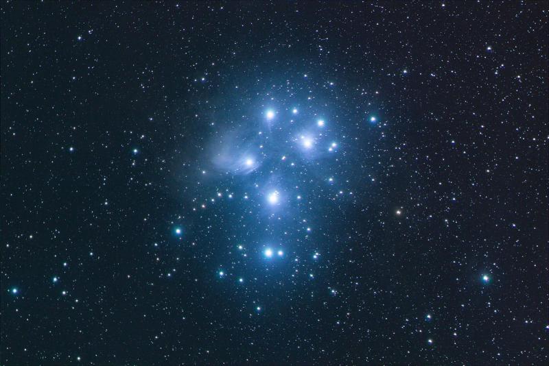 The Pleiades (Seven Sisters) M45 - Beginning Deep Sky Imaging - Cloudy ...