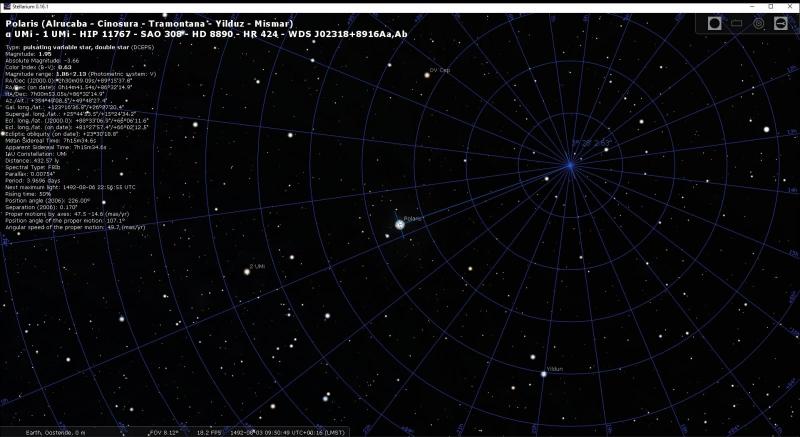 Axial Precession Rate and Polaris in 1492? - General Observing and ...