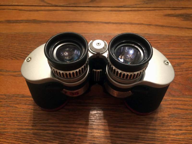 Vintage Sans & hot Streiffe Binoculars #999 Commander