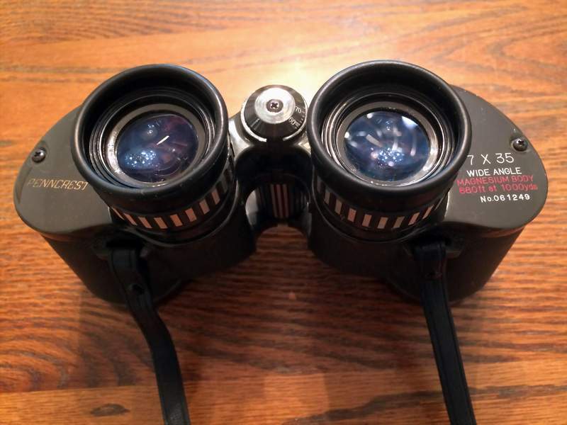 Vintage Sans & hot Streiffe Binoculars #999 Commander