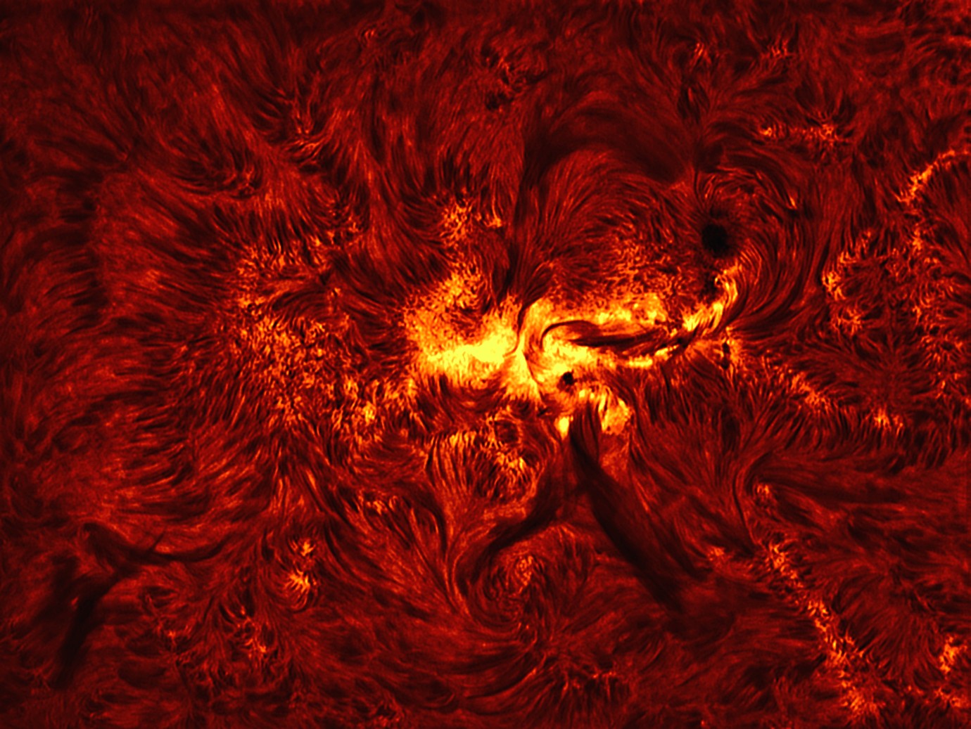 How the solar plasma REALLY looks like. High resolution. C8 scope ...