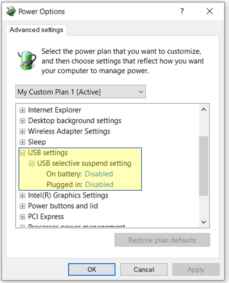 Power settings explorer как пользоваться