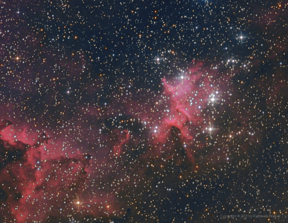 Centre of the Heart Nebula, IC1805 - Experienced Deep Sky Imaging ...