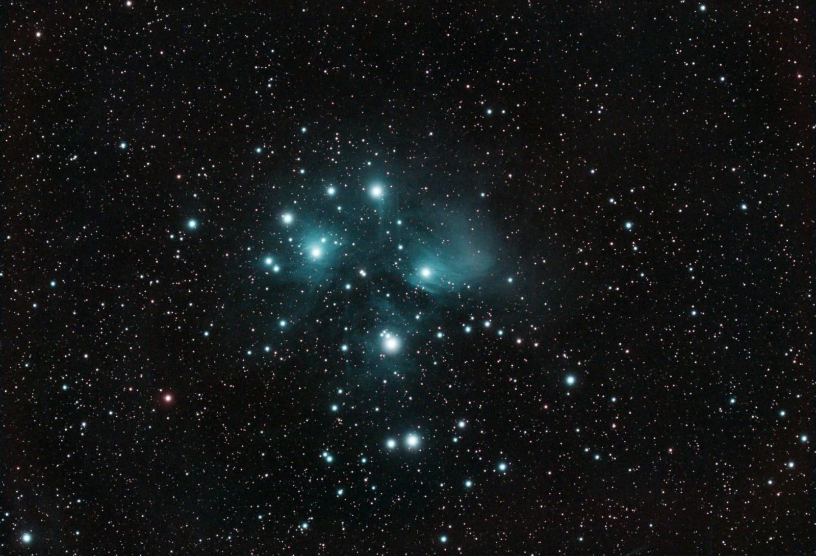 M45 - First OSC (ASI294MC Pro) Image...Still having trouble with DBE ...