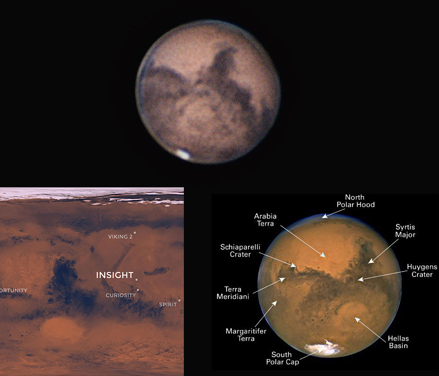 One infrared and one color of Mars from last night - Major & Minor ...