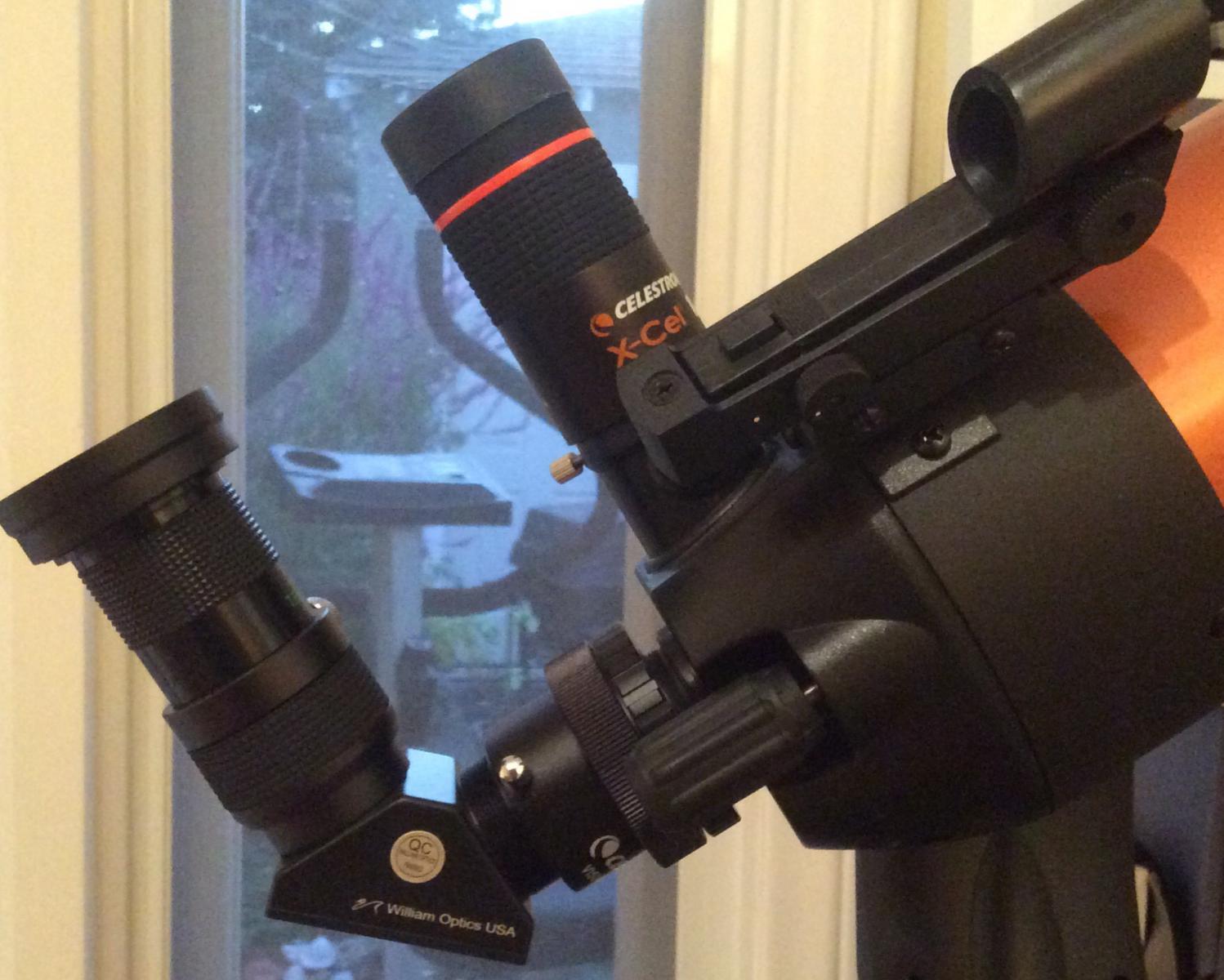 Celestron 4SE flip mirror vs diagonal - Cats & Casses - Cloudy Nights