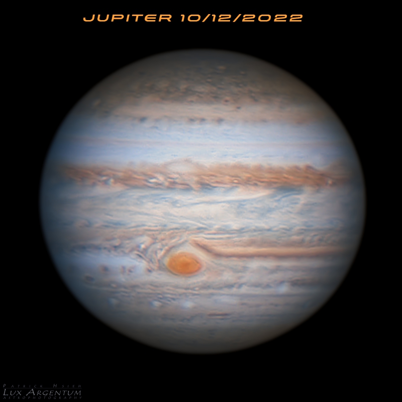 First light Jupiter with C14 / ASI678 from the mountain - Major & Minor