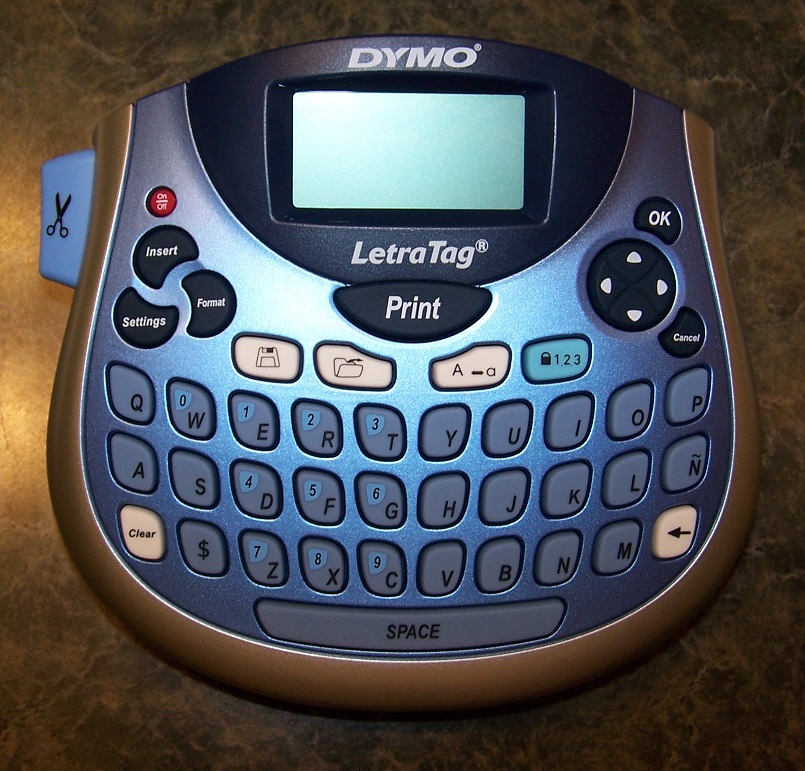 Numbers instead of Letters on a Dymo LetraTag