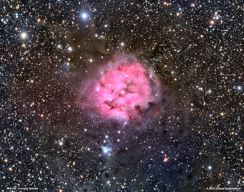 IC5146 Dusty Cocoon Nebula Experienced Deep Sky Imaging