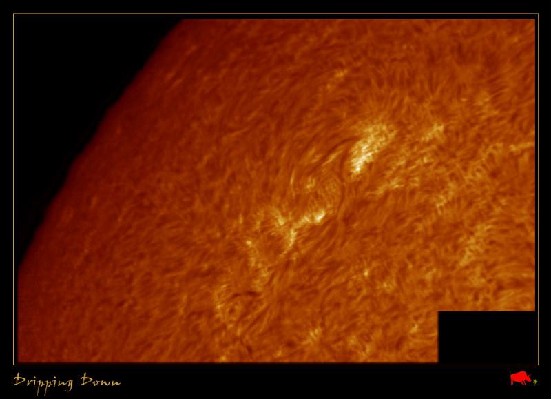 Solar Vortex in HD Solar Observing and Imaging Cloudy Nights