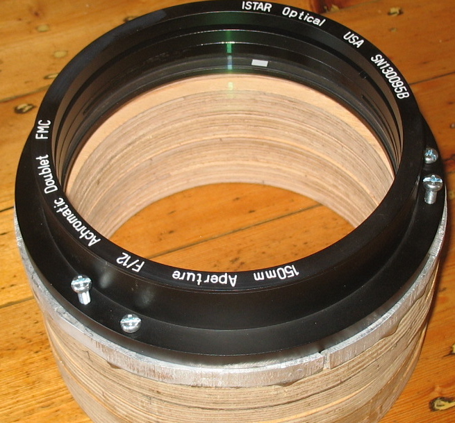 Diy refractor cheap telescope lens