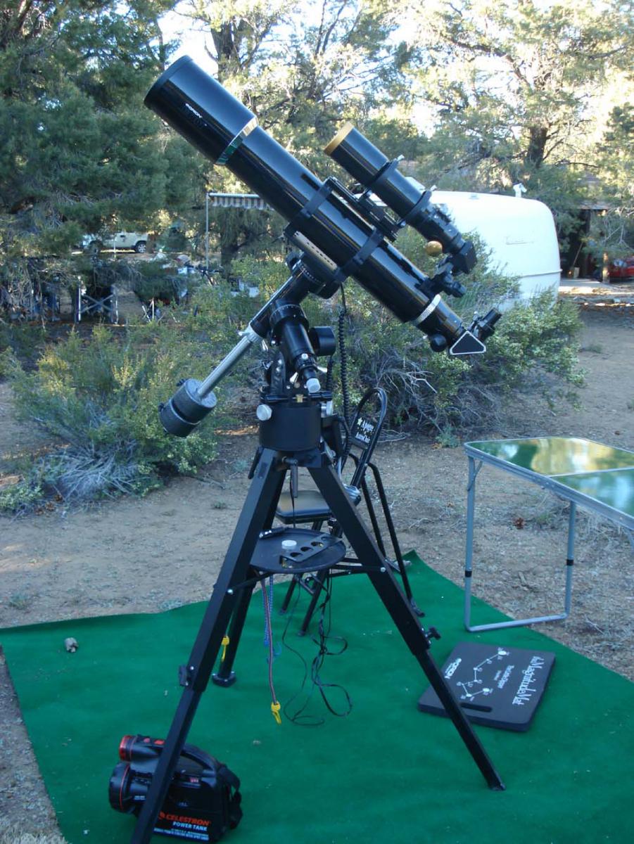 small refracting telescope