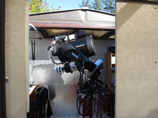 Arrow shed metal observatory, 8x10' cost me less than $500 