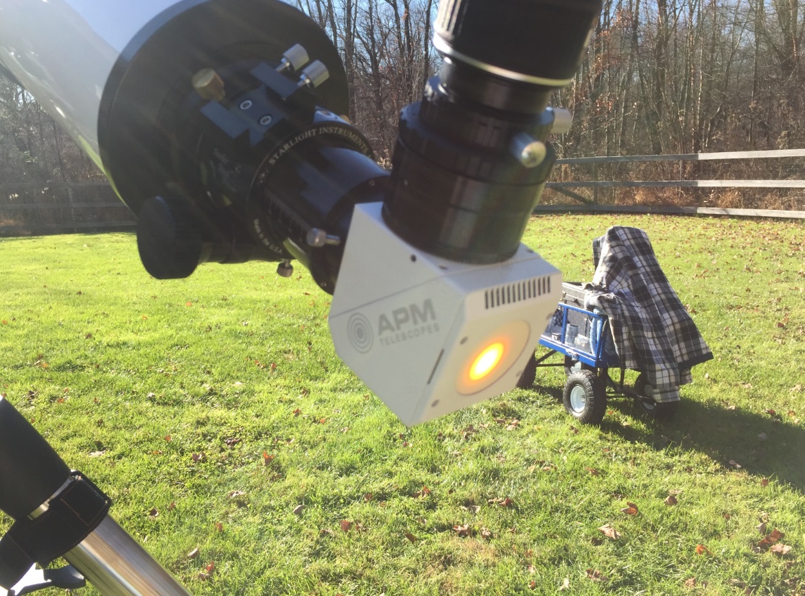 First light with APM Ceramic Wedge Solar Observing and Imaging