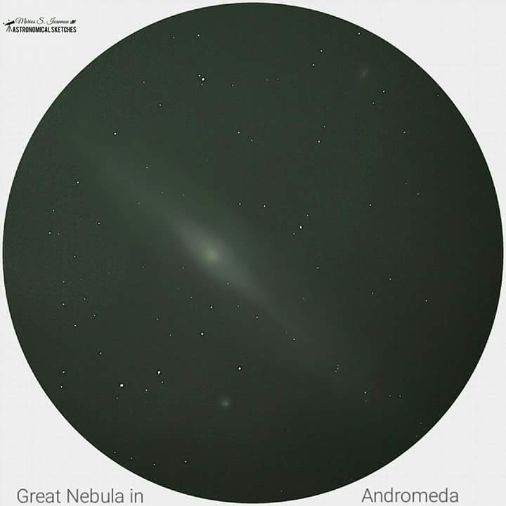 the great nebula andromeda