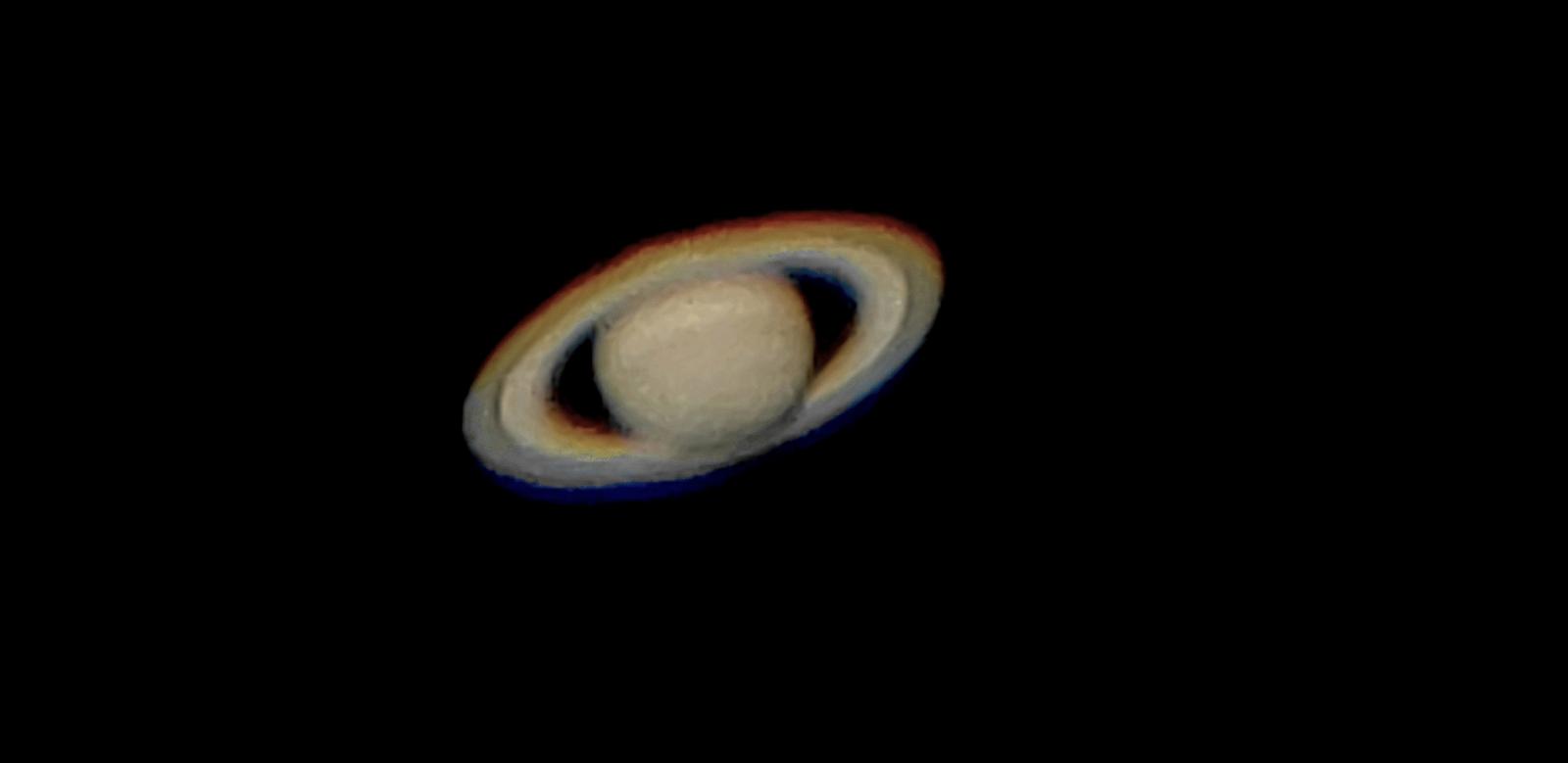 Saturn with cell phone - Major & Minor Planetary Imaging - Cloudy Nights