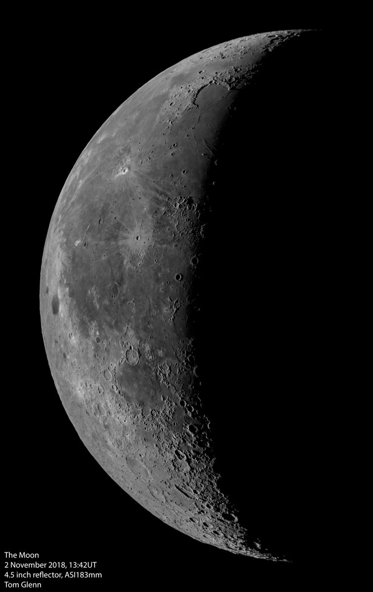 waning crescent moon