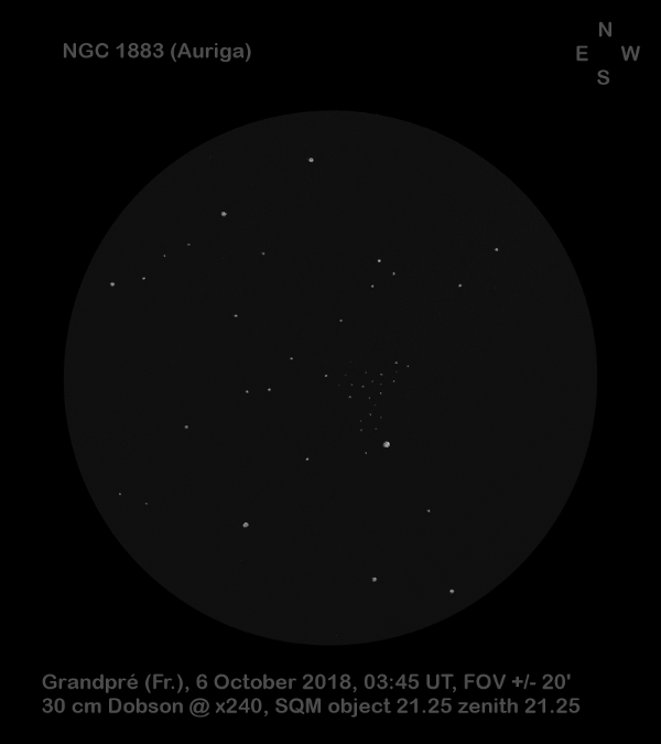 Some faint Herschel clusters: NGC 1624, 1883 & 2192 - Sketching ...