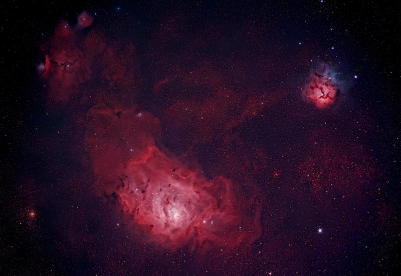 Lagoon & Trifid from Enchanted Skies Star Party DSLR, Mirrorless