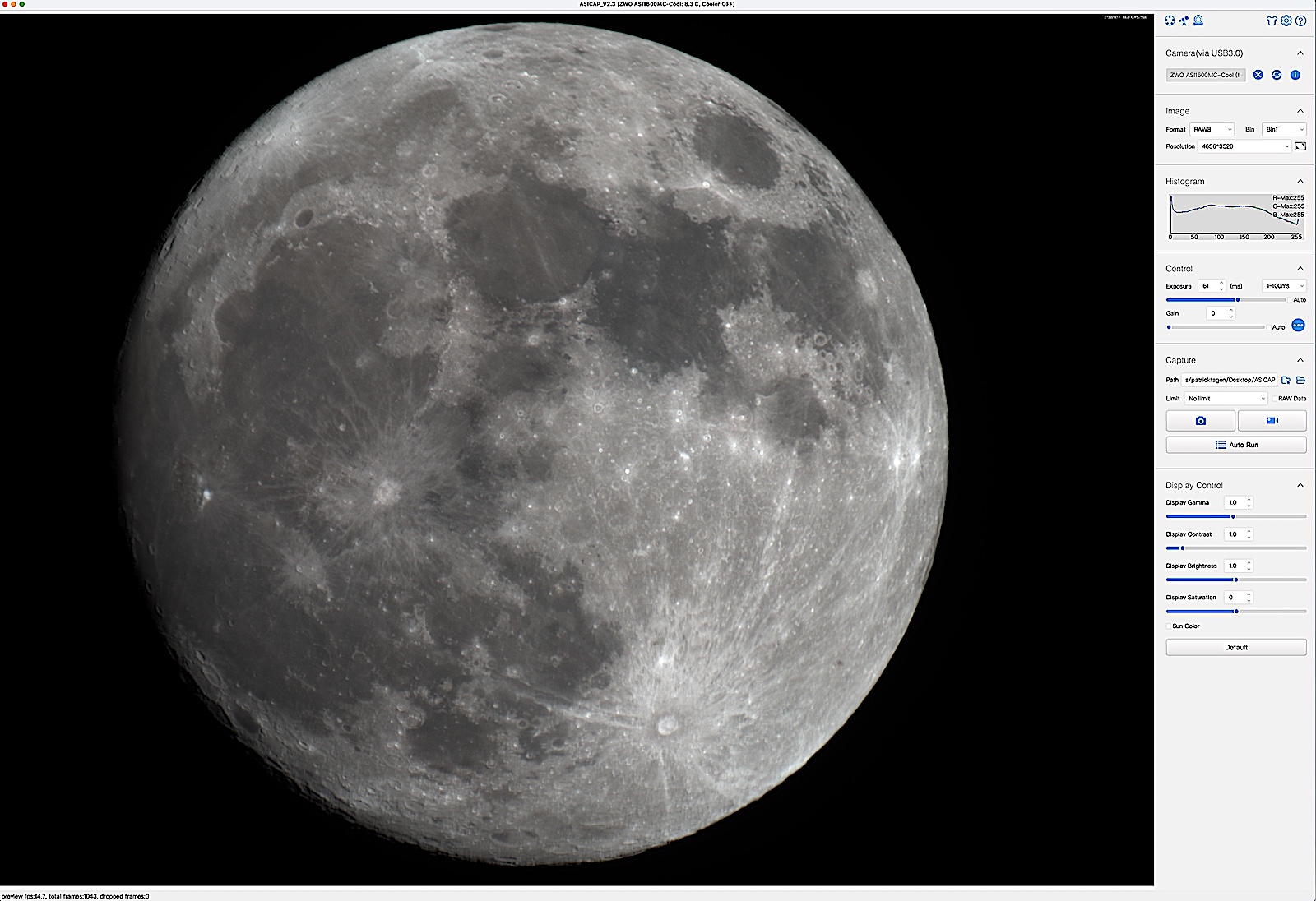 High Saturation Color Imaging the Moon? - Lunar Observing and