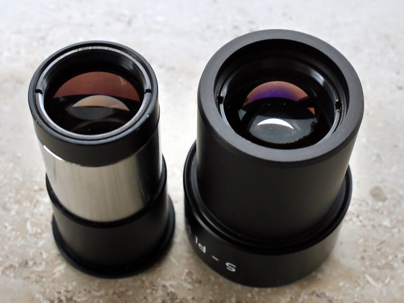 Review: Carl Zeiss premium microscope eyepieces on telescopes 