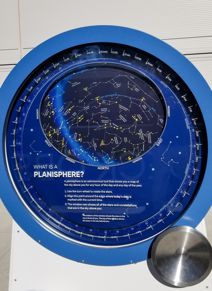 Planisphere, 40 Degrees North