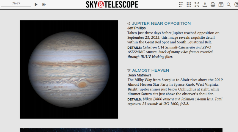 Sky And Telescope Gallery - Major & Minor Planetary Imaging - Cloudy Nights