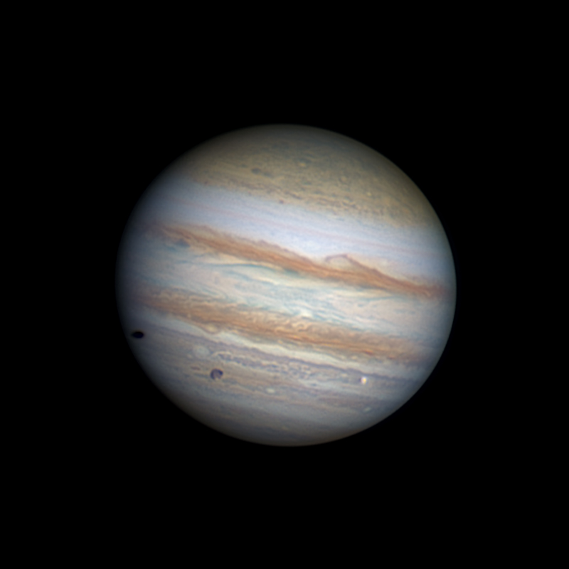 11/10 Jove double transit: Ganymede & Europa + Io coming out of the ...