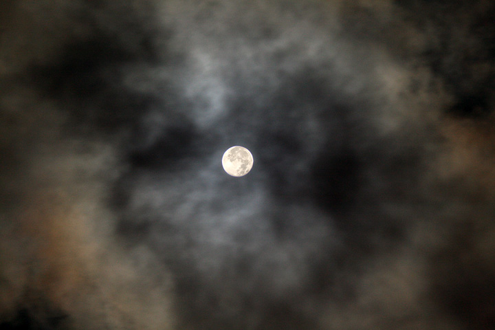 Full Moon in Perigee through dramatic clouds - DSLR, Mirrorless ...