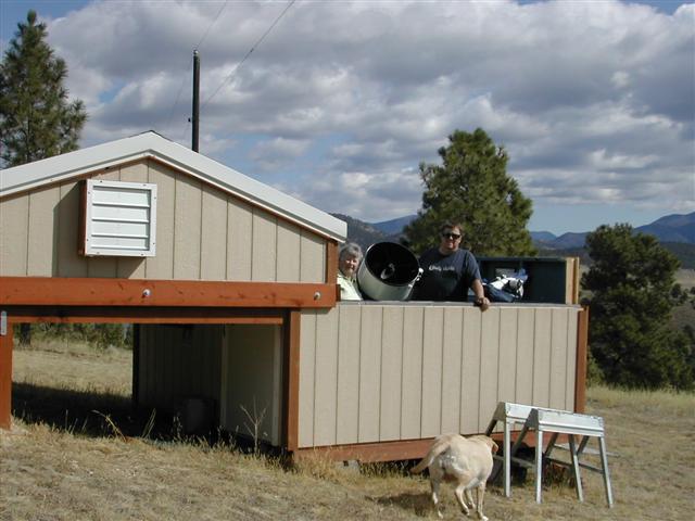 Carsten Arnholm Roll Off Roof Observatory Adapted From Garden Shed Kit Easyroofingideas Shedbuildingkit Shed Building A Shed Garden Shed Kits