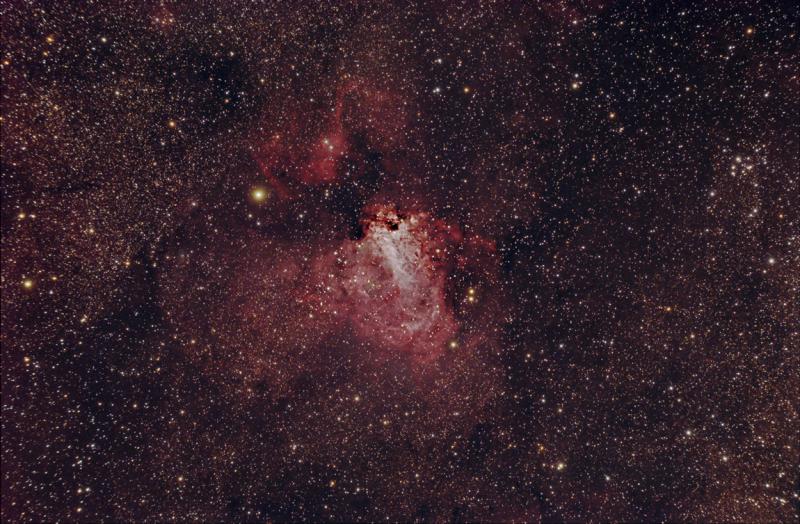 M17 The Swan Nebula With The Qhy10 Camera Experienced Deep Sky