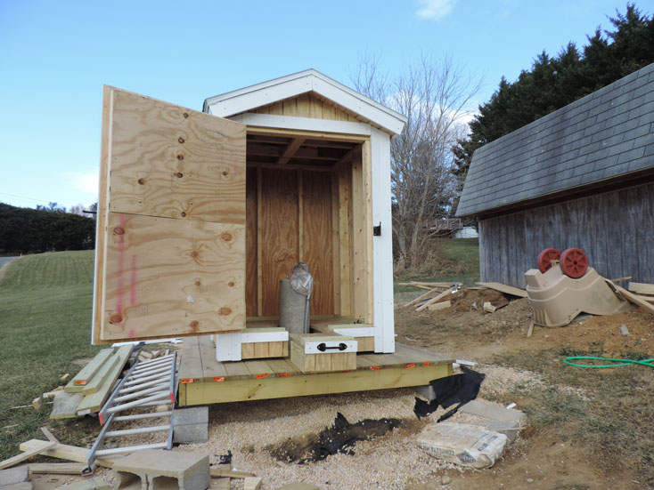 Another update on my little rollaway telescope shed - Observatories ...