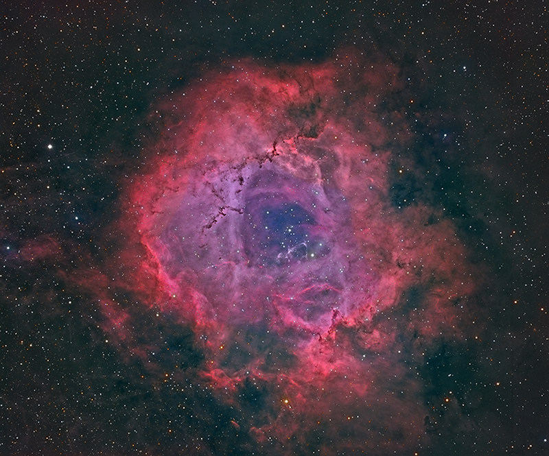 Rosette Nebula, 27 hours HaRGB - Experienced Deep Sky Imaging - Cloudy ...