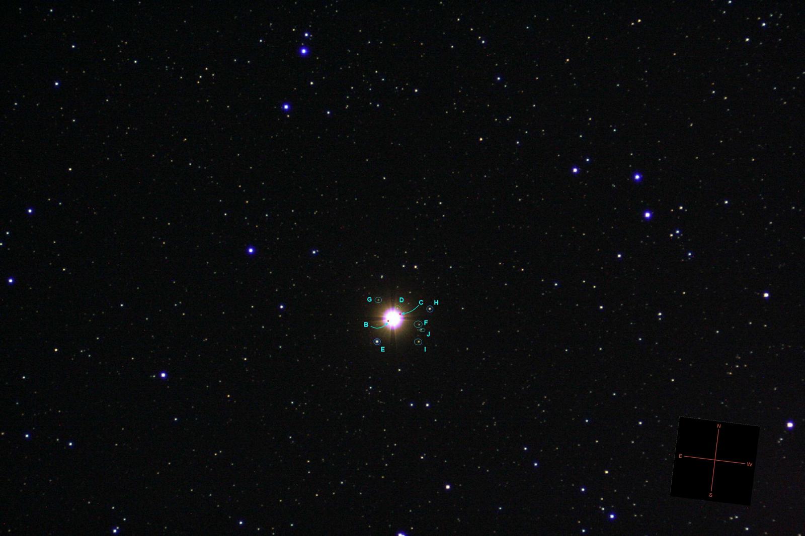 double star in orion