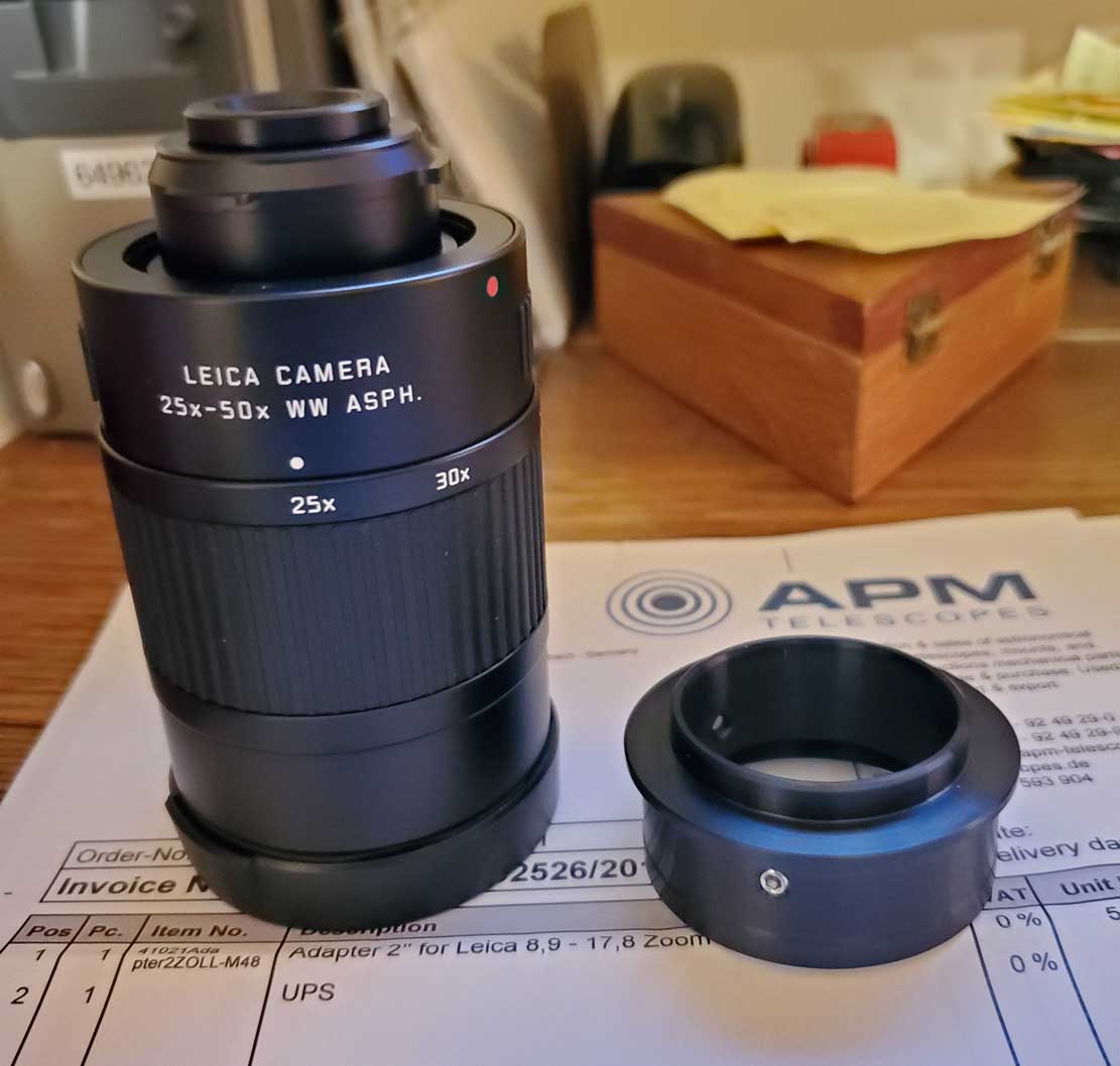 APM adapter for Leica 25 50 asph am I dense or is it wrong item