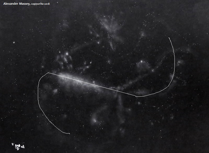 What southern galaxies reveal structure with 12-20