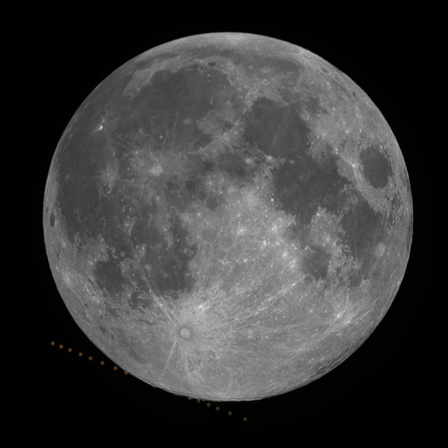 Time lapse composite of Lunar occultation of Mars - Questar Forum ...