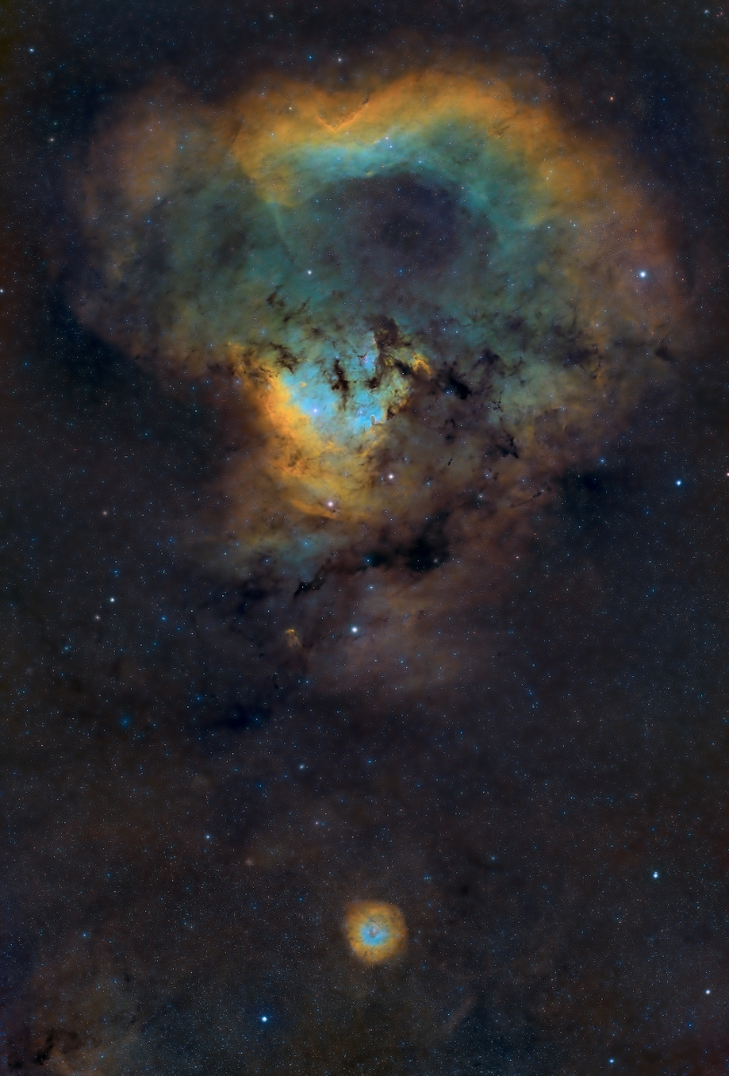 NGC-7822 in NB w/ Esprit 100 & QHY268M - Experienced Deep Sky 