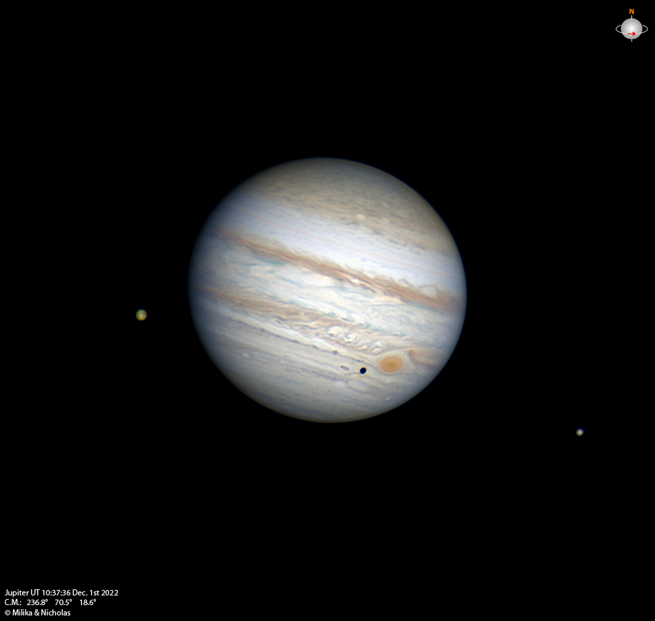 Jupiter & Mars + Uranus ir-rgb, all in good seeing: ASI462MM on route ...