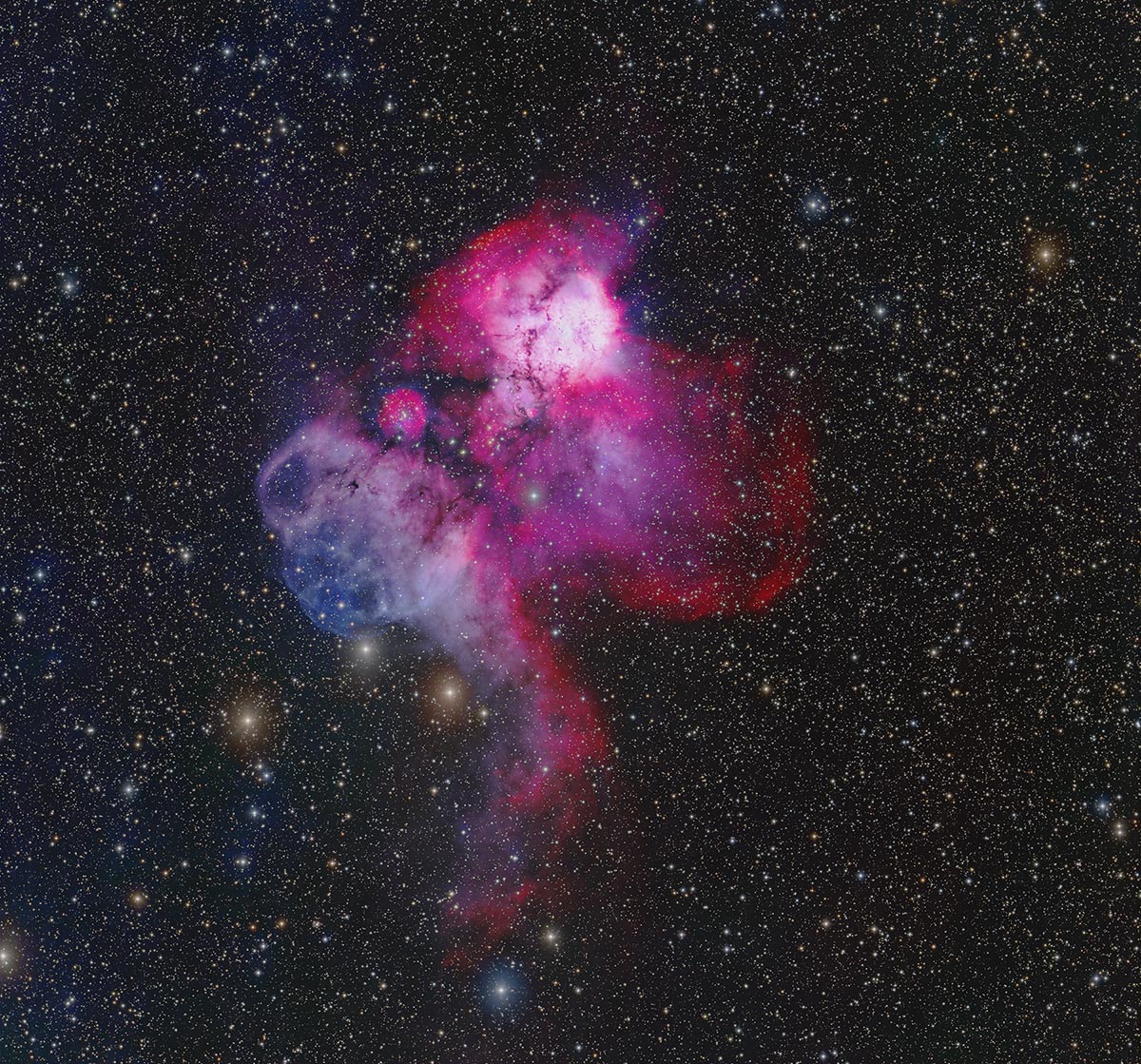 NGC 2467 Skull & Crossbones Nebula - Experienced Deep Sky Imaging 